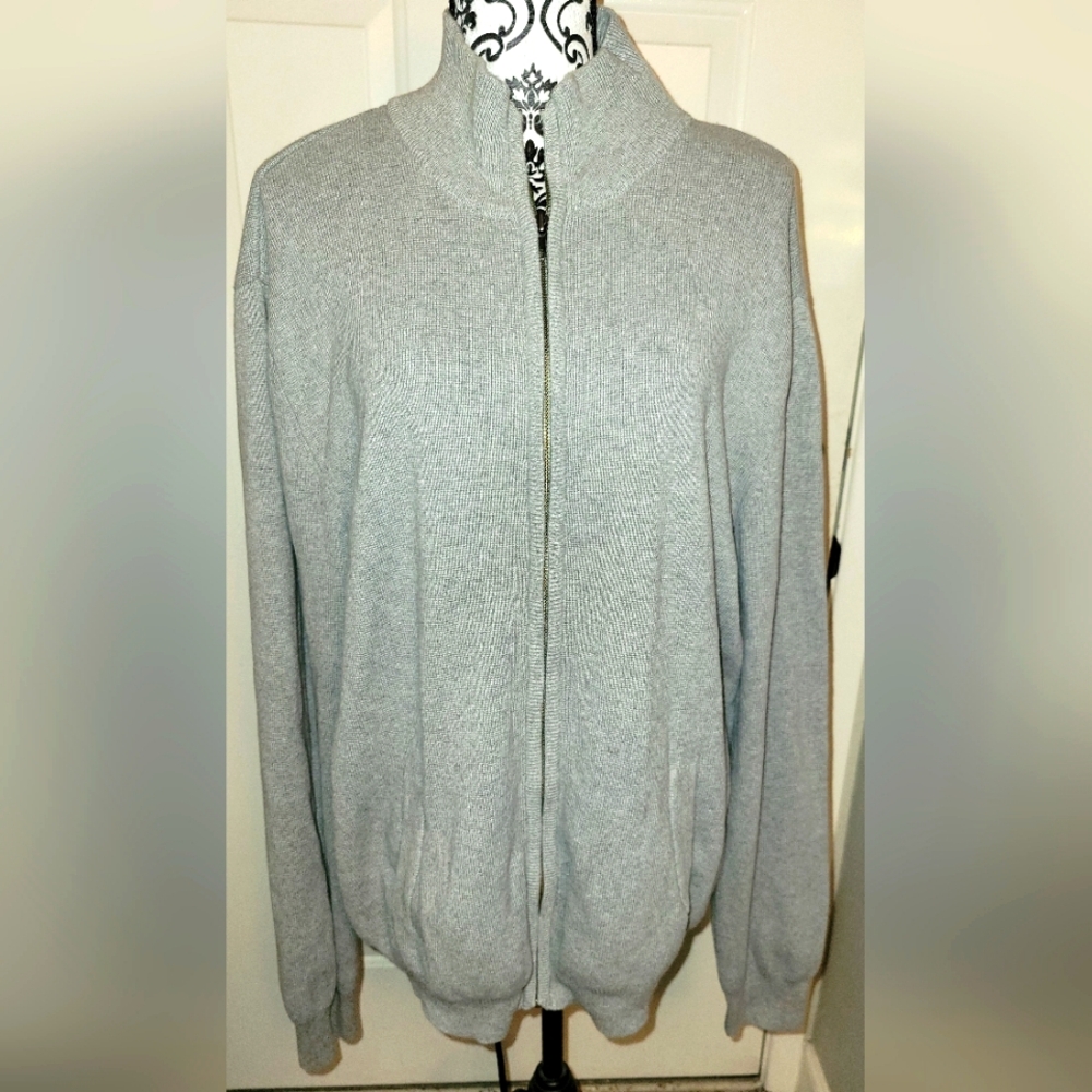 Structure Brand Men's Full Zip Cardigan 100% cotton‎ sz XL